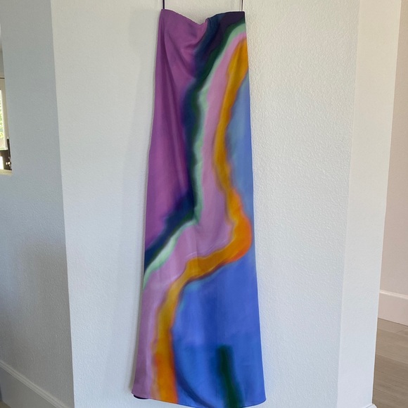 NWT Christopher Esber Aura Strapless Silk Maxi Dress - Picture 3 of 6